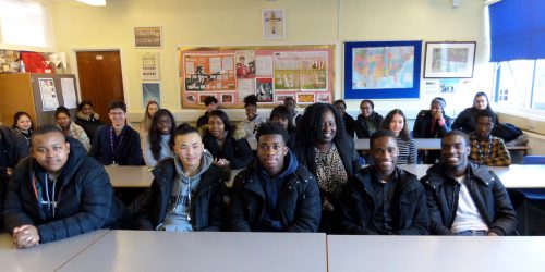 MP for Battersea Marsha de Cordova meets politics students